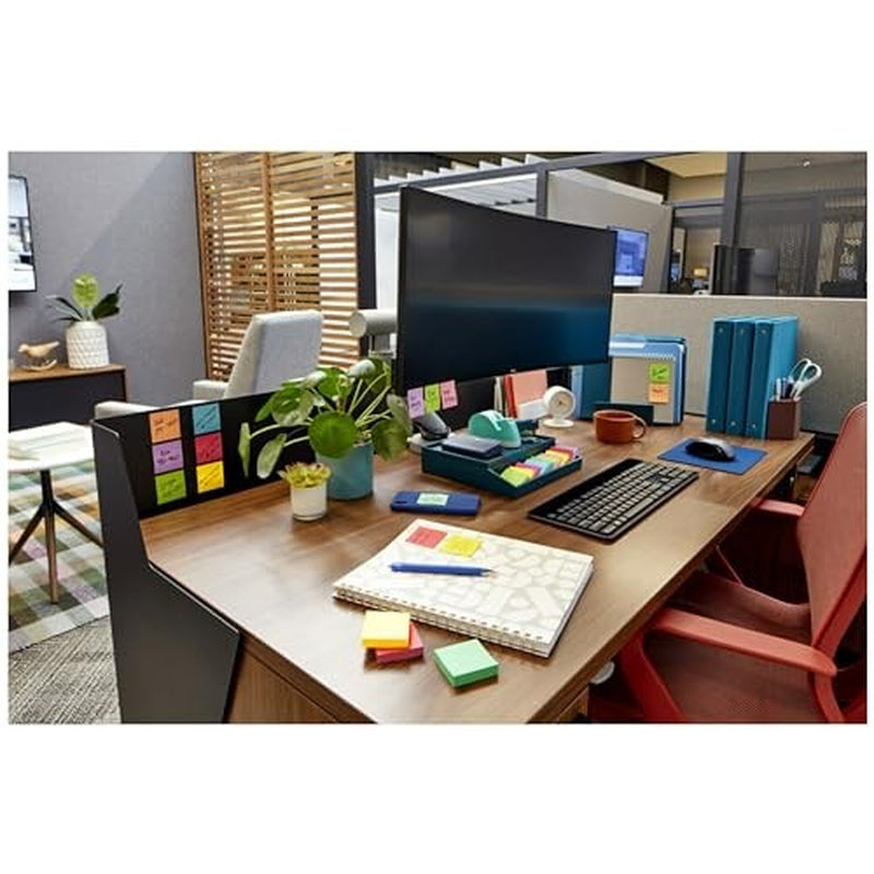 Post-It Super Sticky Notes, 2 in X 2 In, 8 Pads, 2X the Sticking Power,