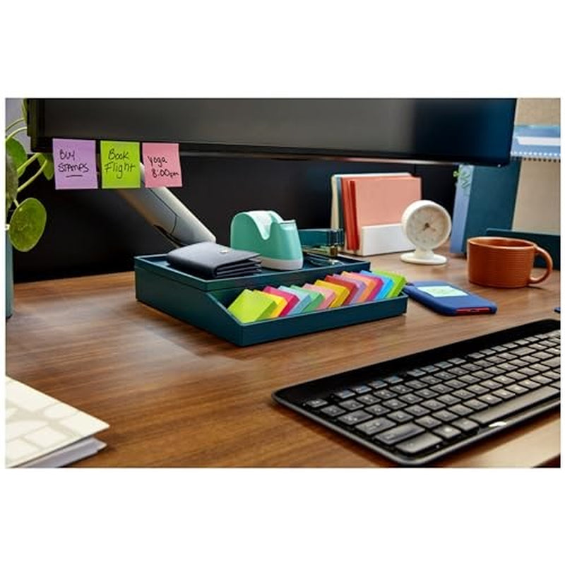 Post-It Super Sticky Notes, 2 in X 2 In, 8 Pads, 2X the Sticking Power,